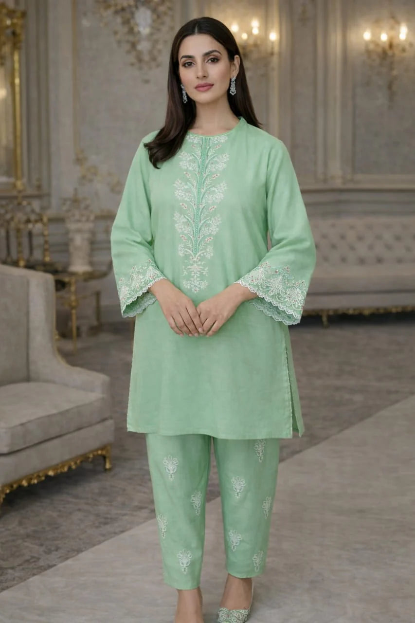 Izel D-309 Lawn Embroidered 2Pc