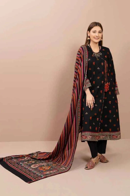 KR-890 Dhanak Embroidered 3pc Wt