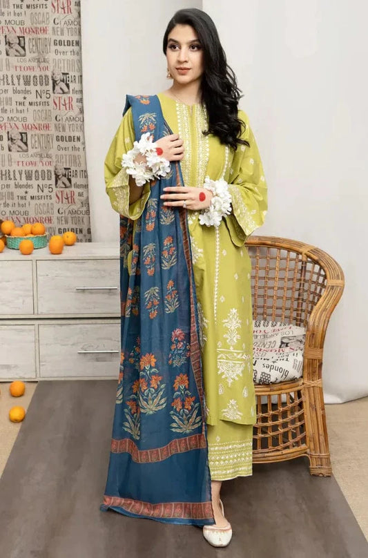 Urge UR-720 Lawn Embroidered 3pc