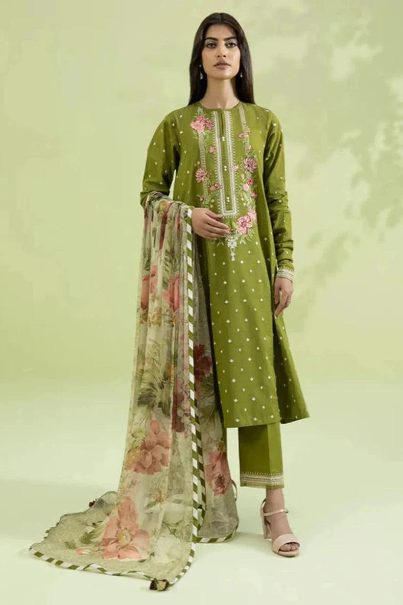 Sapphire SP-01 Embroidered Dhanak 3pc