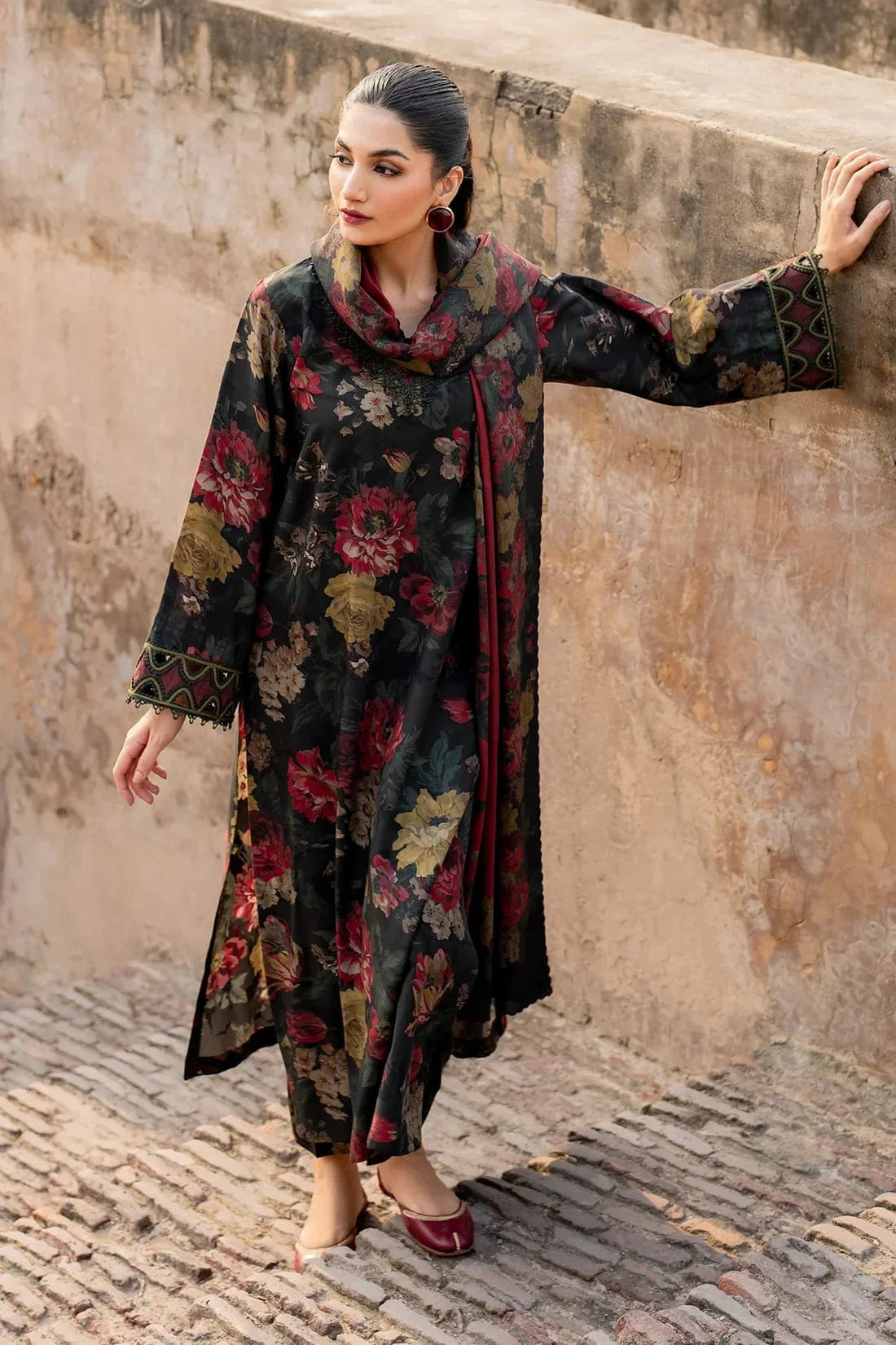 Baroque D-795 Printed Lawn 3pc