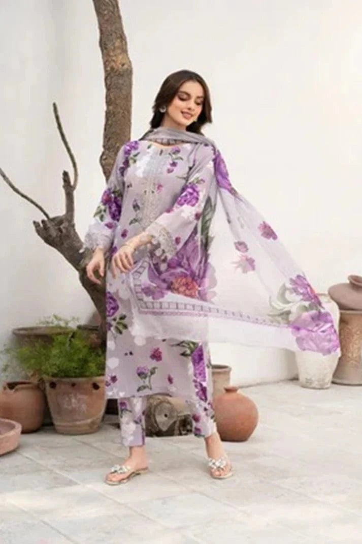 Sapphire D-803 Khaddar Printed 3pc