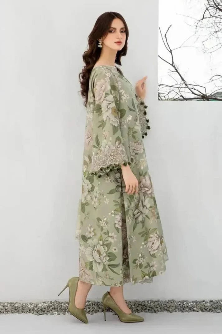 Sapphire D-792 Lawn Printed 3pc