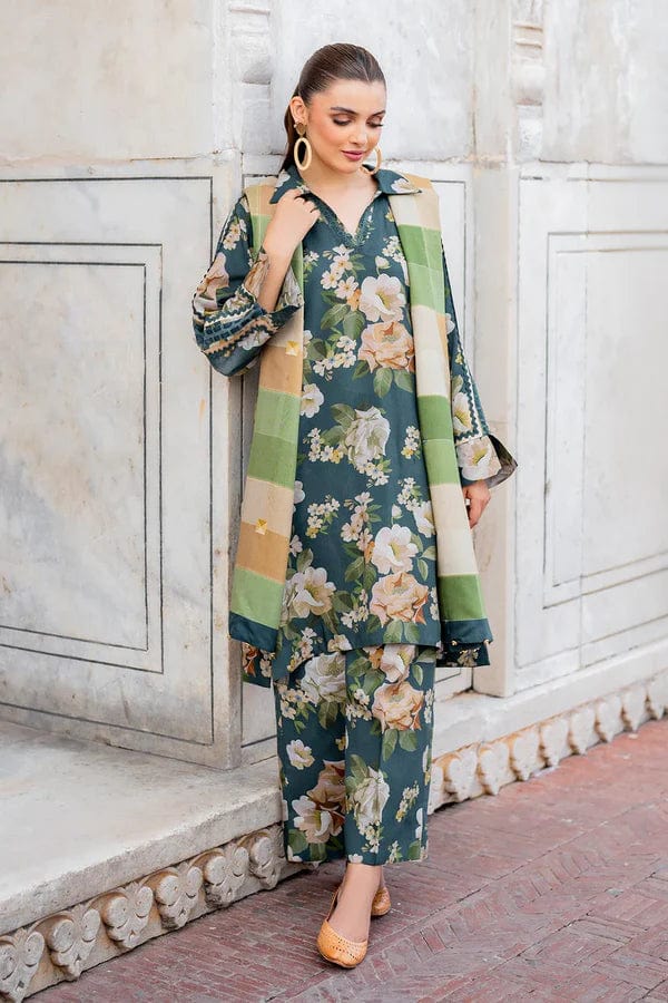 Baroque D-790 Printed Lawn 3pc