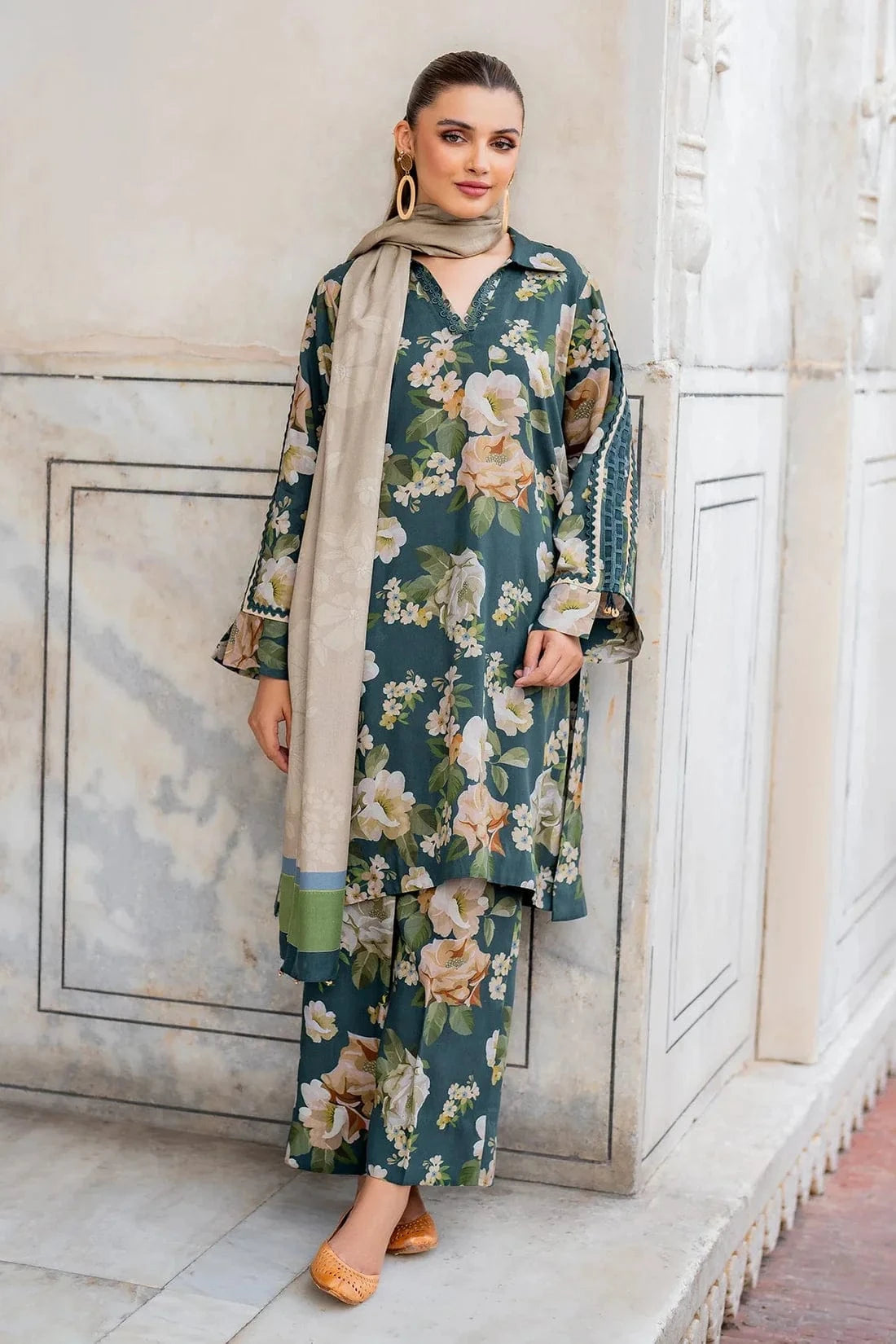 Baroque D-790 Printed Lawn 3pc