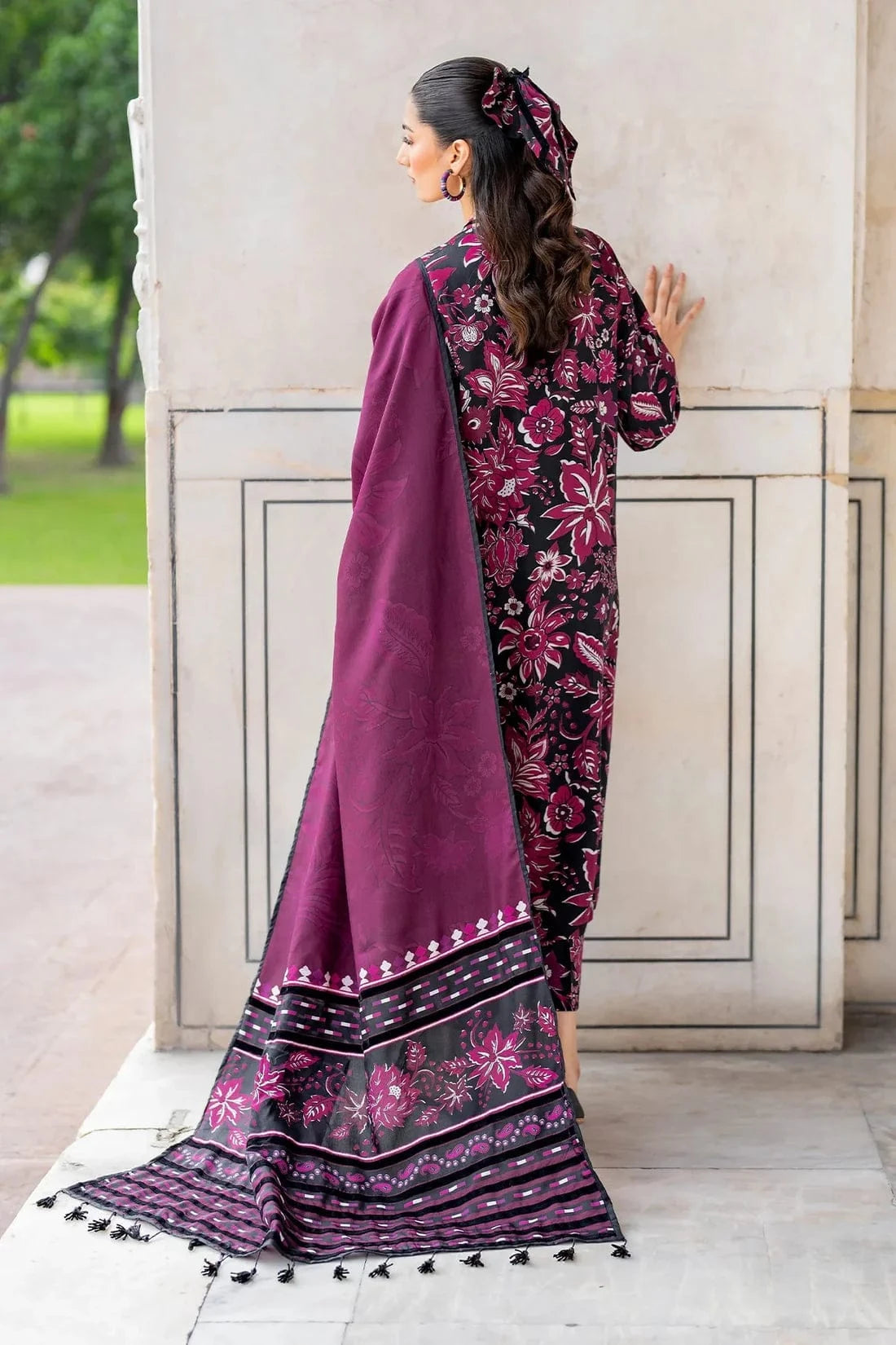 Baroque D-789 Printed Lawn 3pc