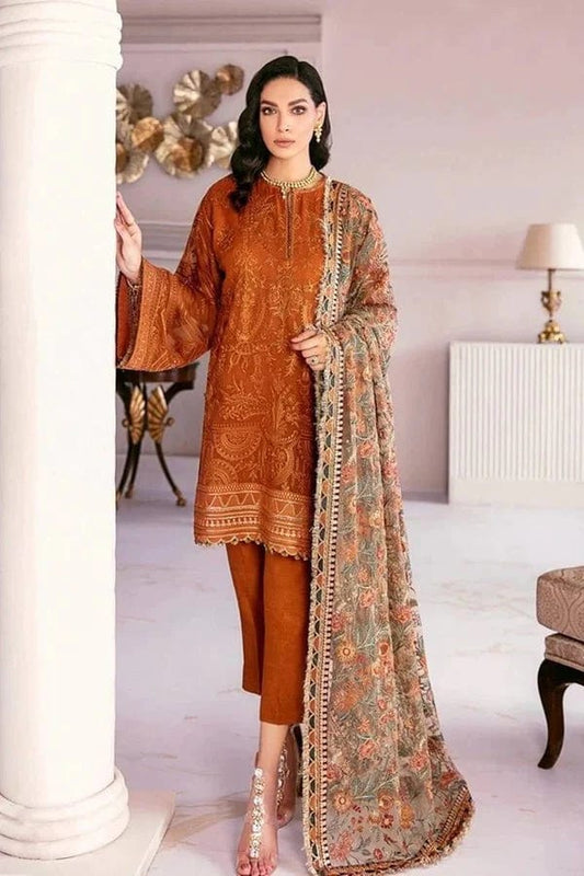 CS-03 Dhanak Embroidered 3pc Wt