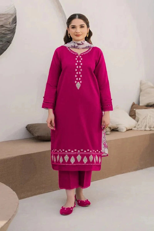 Eid Collection COCO-163 Dhanak Embroidered 3Pc Wt