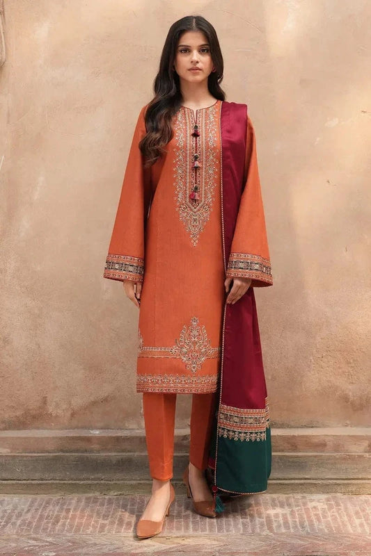 Sapphire SP-105 Embroidered Dhanak 3pc
