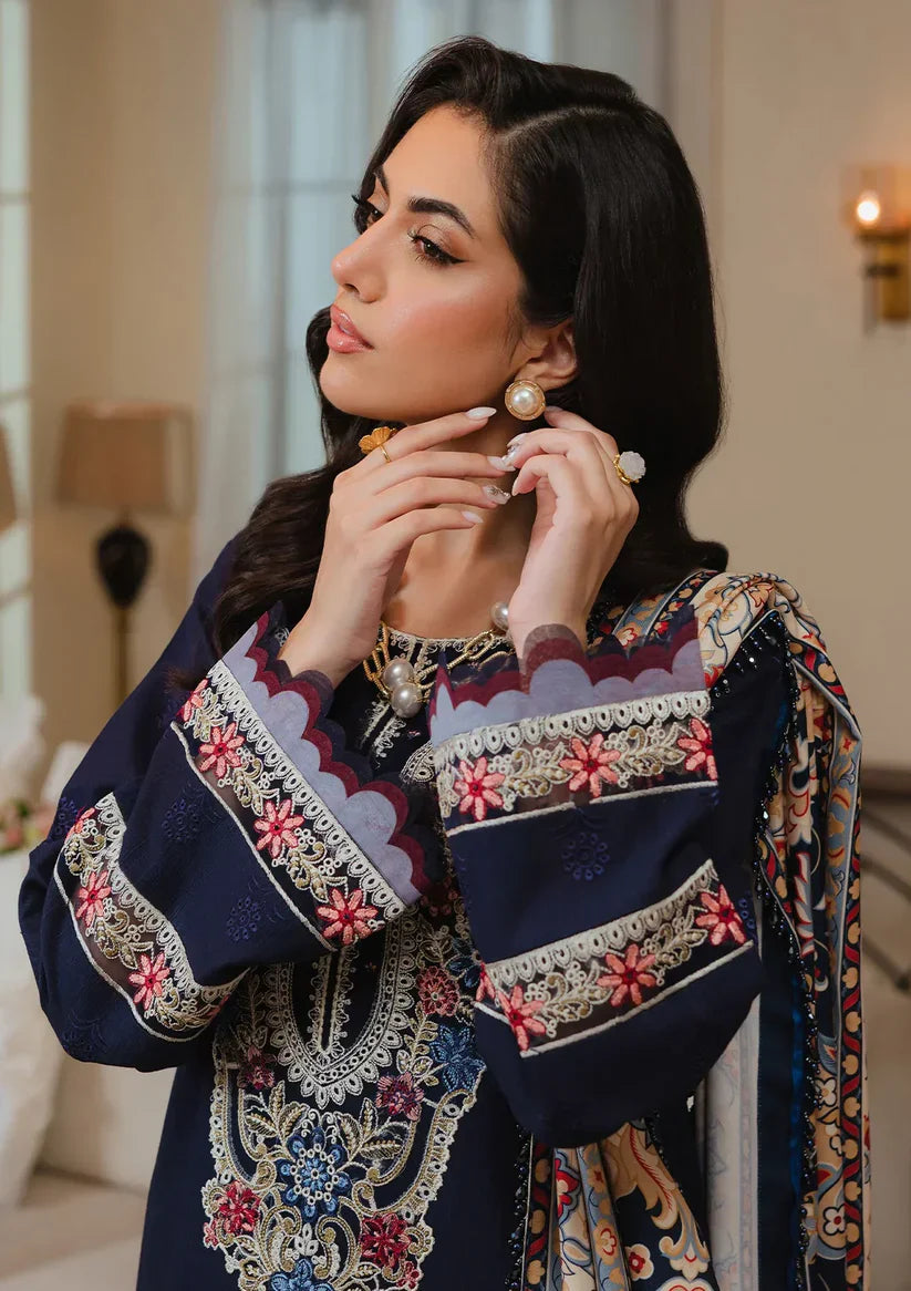 Eid Collection Mahnur D-130 Lawn Embroidered 3Pc
