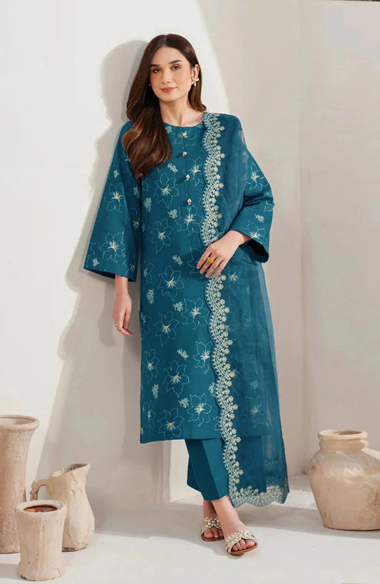 Sapphire ET-100 Embroidered lawn 3pc