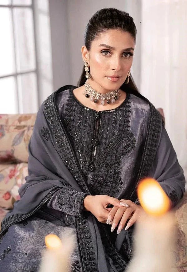 Asim Jofa AJ-306 Velvet Embroidered 3pc