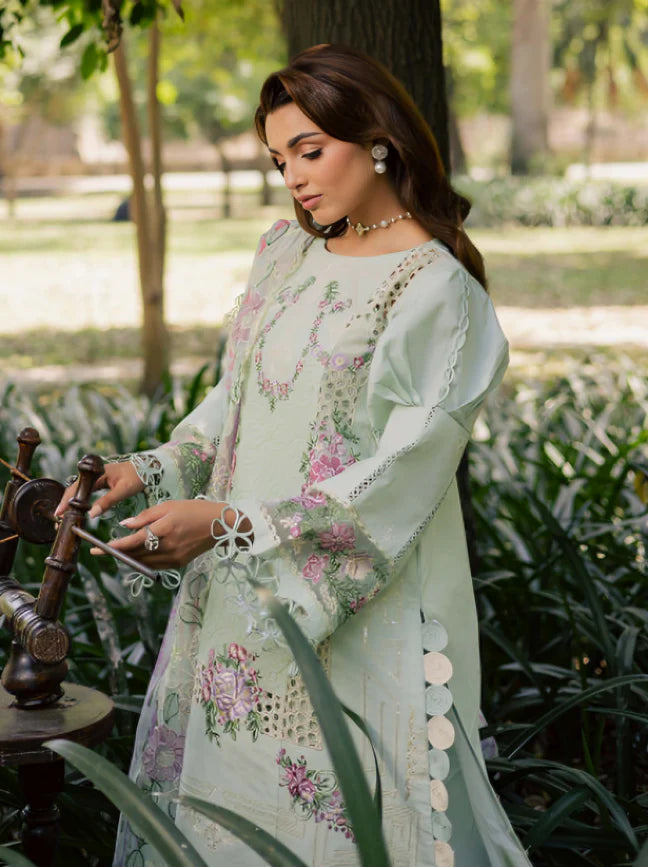EID Collection Parishay Embroidered lawn Three Piece D-271