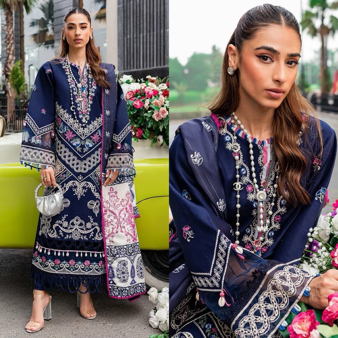 Parishay PR-01 Lawn Embroidered 3pc