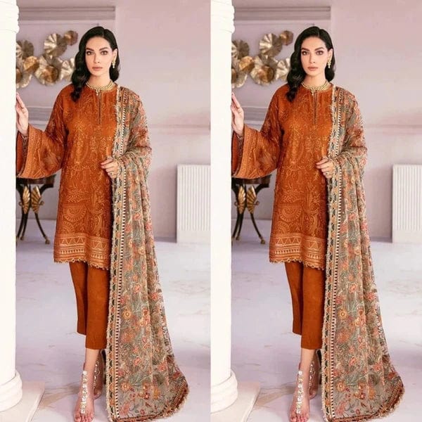 CS-03 Dhanak Embroidered 3pc Wt