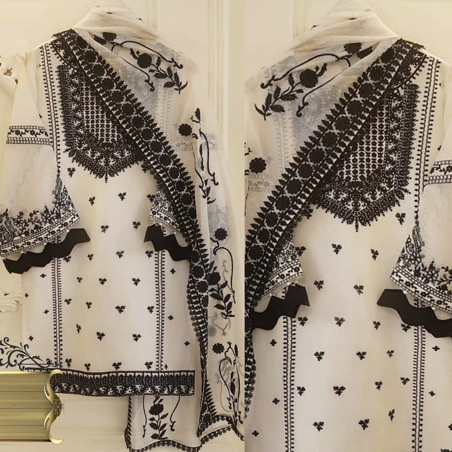 Agha Noor Agn-68 Lawn Embroidered 3pc