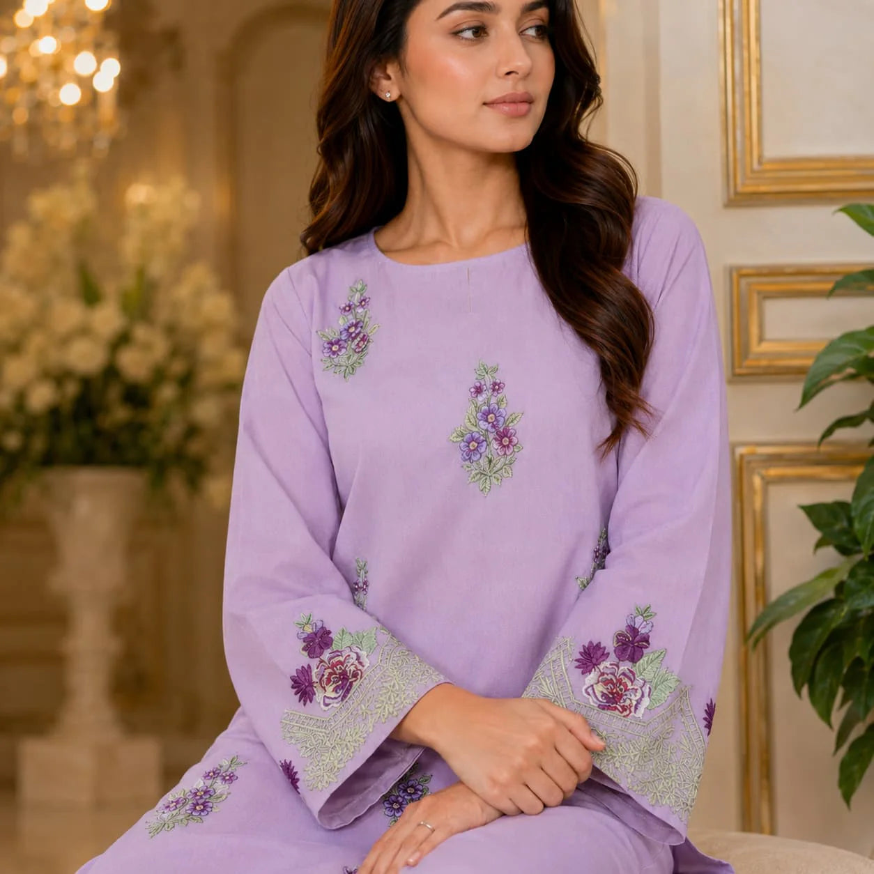 Izel D-310 Lawn Embroidered 2Pc
