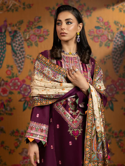 Misha Embroidered lawn 3pc D-0234