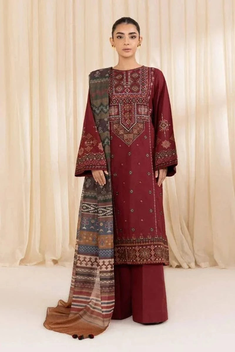 Sapphire SP-715 Lawn Embroidered 3pc