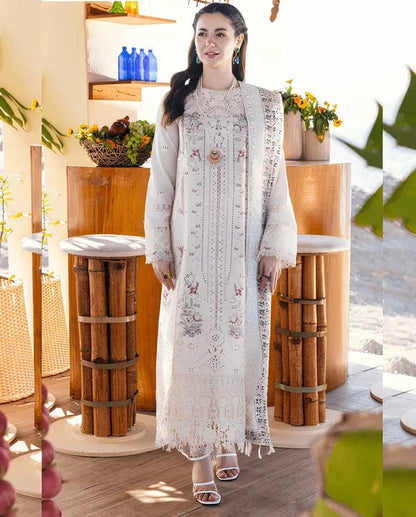 Qalamkaar QL-1023 Chikenkari Embroidered lawn 3pc