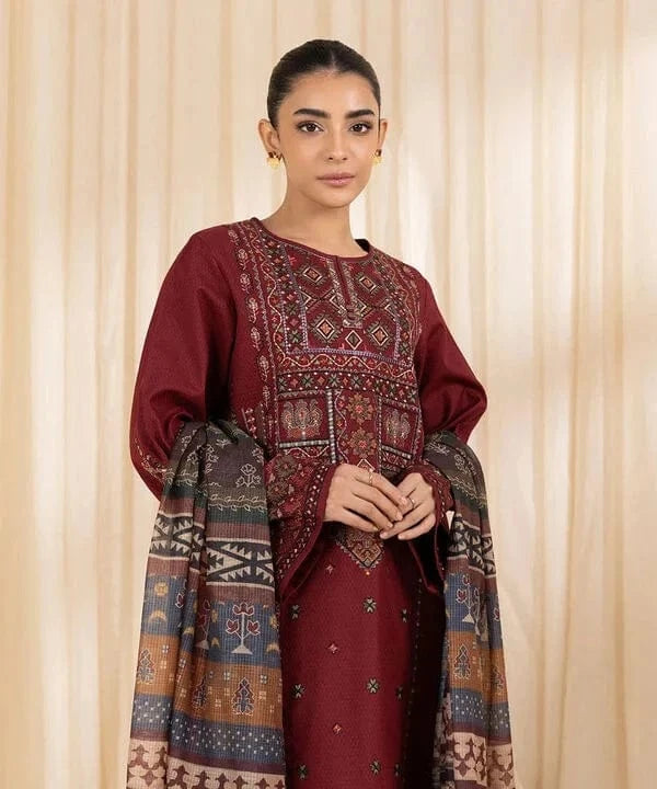 Sapphire SP-715 Lawn Embroidered 3pc