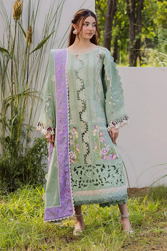 EID Collection Parishay Embroidered lawn Three Piece D-2009