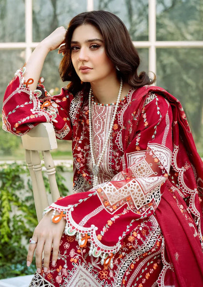 Bin Ilyas BI-002 Embroidered Lawn 3pc