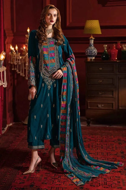 Charizma CH-746 Velvet Embroidered 3pc