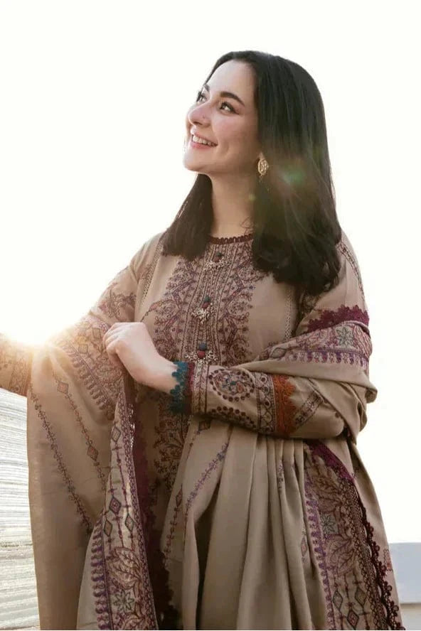 Florant Flo-185 Embroidered Dhanak 3pc