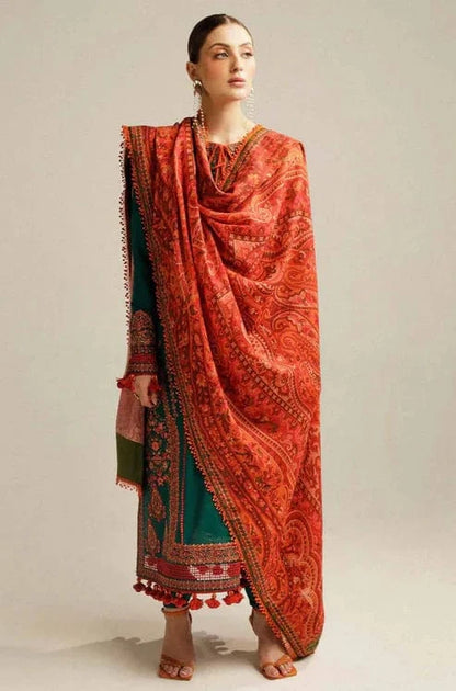 Hussain Rehar SP-01 Embroidered Lawn 3pc