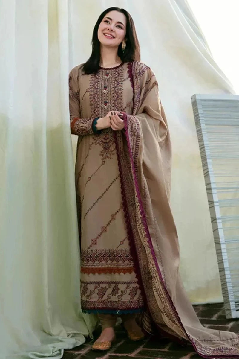 Florant Flo-185 Embroidered Dhanak 3pc