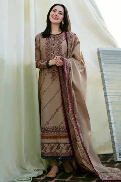 Florant Flo-185 Embroidered Dhanak 3pc