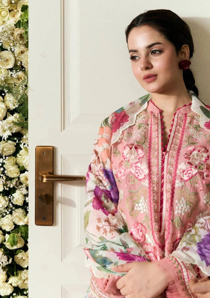 Sapphire D-150 Embroidered Dhanak 3pc