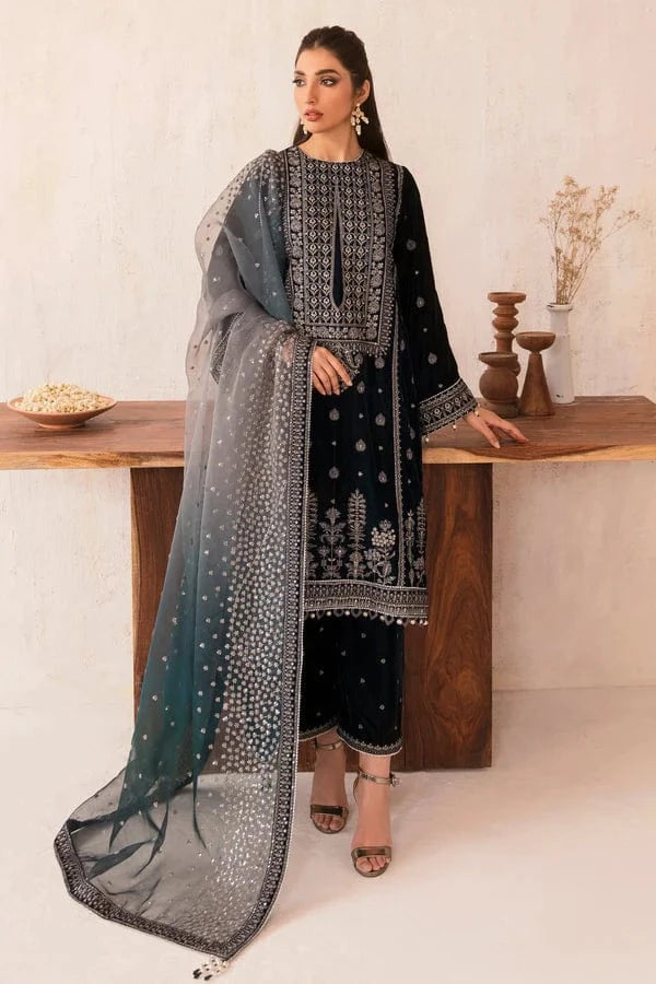 Zainab Chottani ZC-73 Velvet Embroidered 3pc