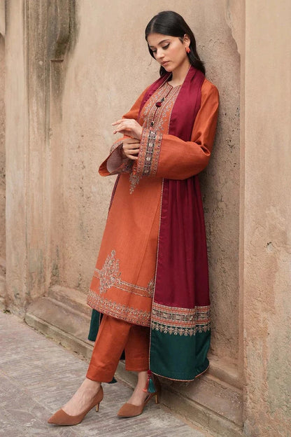 Sapphire SP-105 Embroidered Dhanak 3pc
