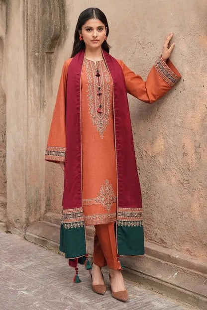 Sapphire SP-105 Embroidered Dhanak 3pc