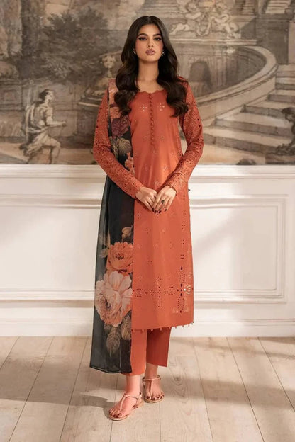 Iznik D-137 Dhanak Embroidered 3Pc Wt