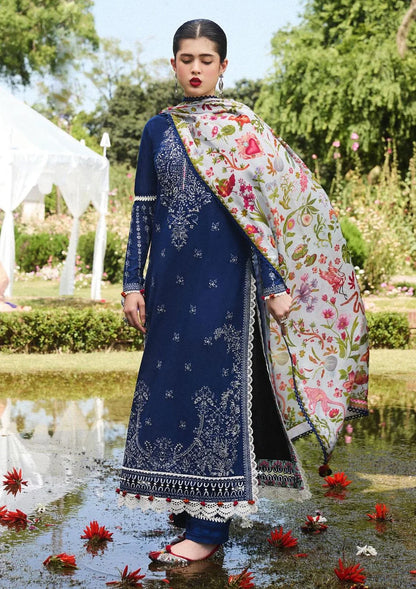 Hussain Rehar HR-332 Lawn Embroidered 3Pc