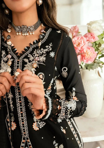 Qalamkar Ql-1050 Embroidered Dhanak 3pc