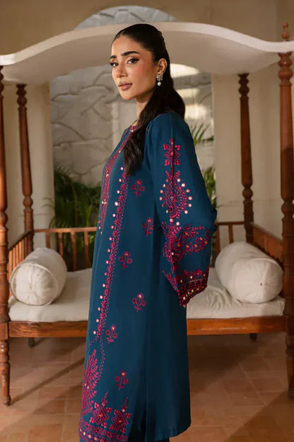 Sapphire D-909 Embroidered Dhanak 2pc
