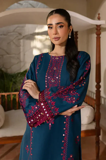 Sapphire D-909 Embroidered Dhanak 2pc