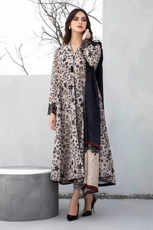 Sapphire D-800 Lawn Printed 3pc