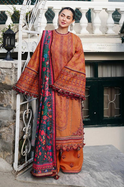 Laam D-65 Dhanak Embroidered 3Pc Wt