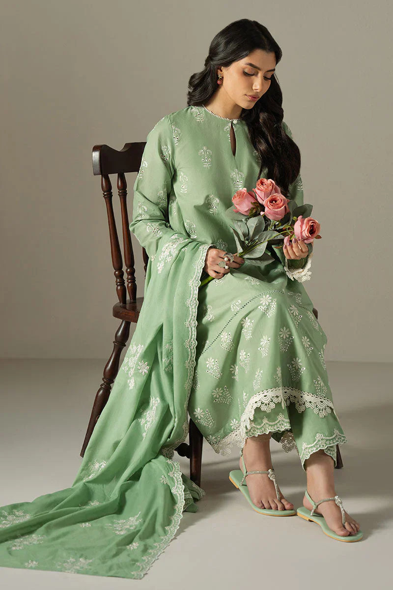Cross Stitch CS-011 Embroidered Lawn 3pc