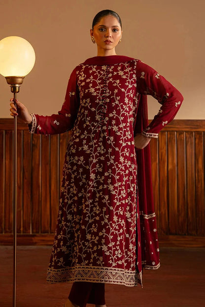 Sapphire MM-12 Embroidered lawn 3pc