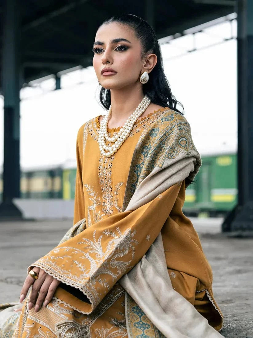 Sapphire D-92 Embroidered Dhanak 3pc
