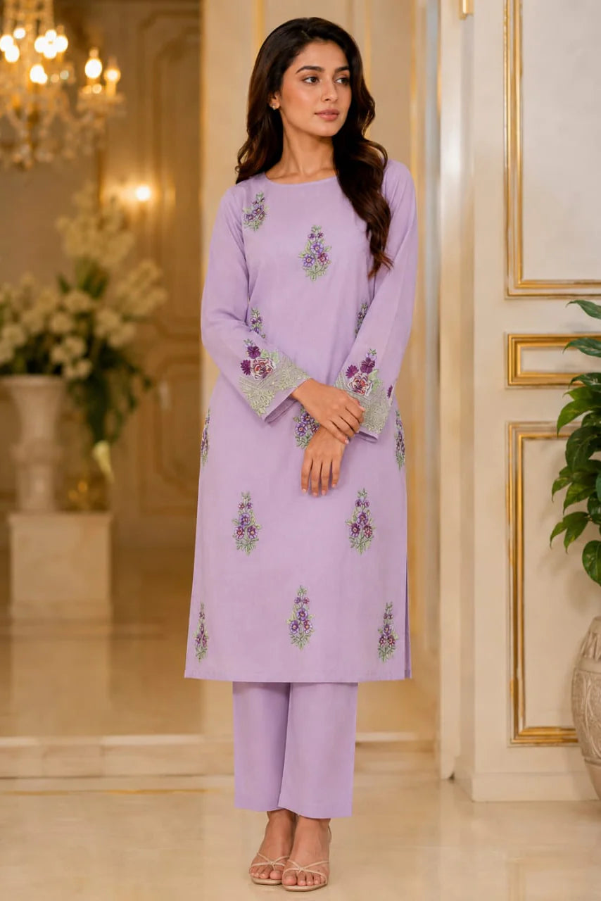 Izel D-310 Lawn Embroidered 2Pc