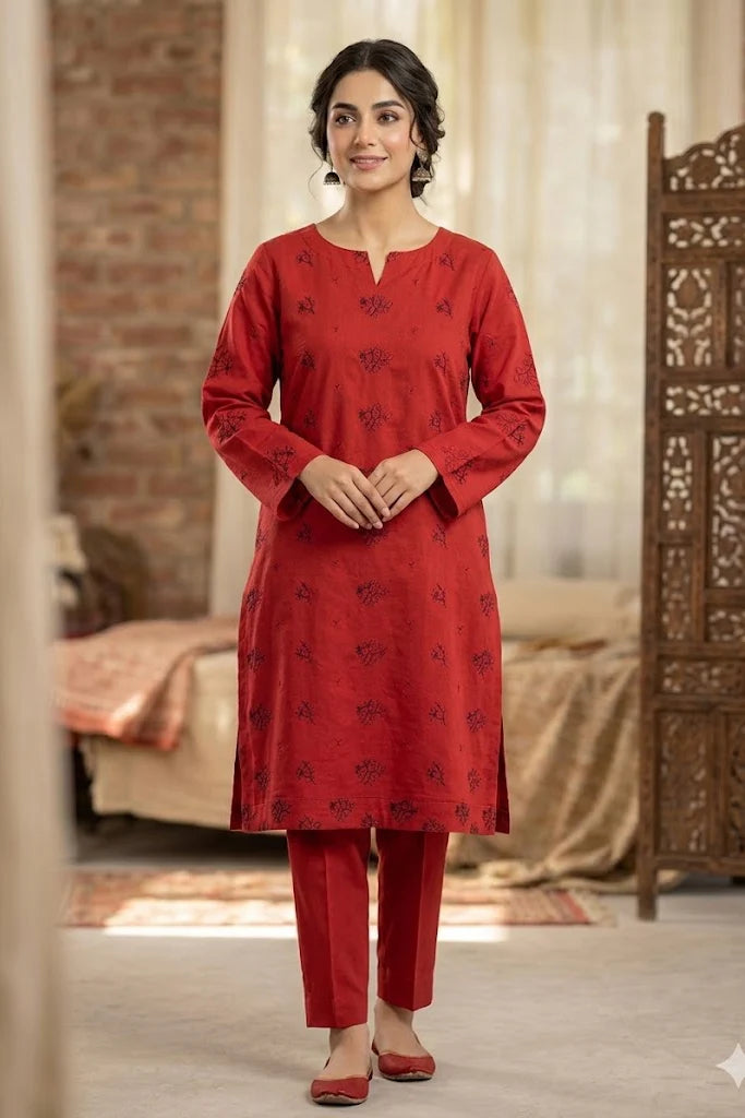 Izel D-311 Lawn Embroidered 2Pc