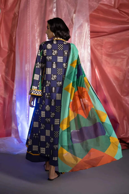 Sapphire SP-602 Khaddar Printed 3pc Wt