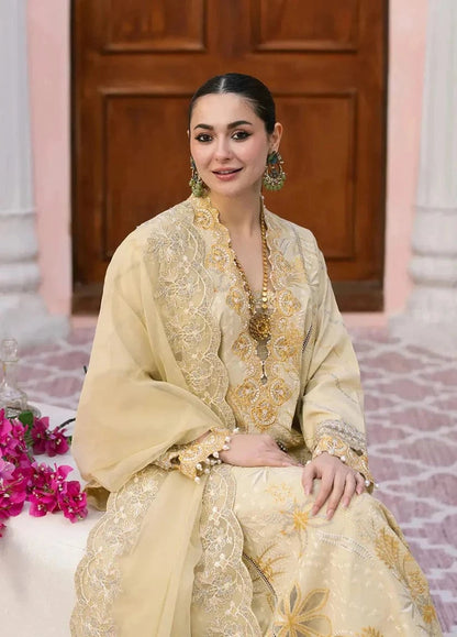 Sapphire D-66 Dhanak Embroidered 3Pc Wt